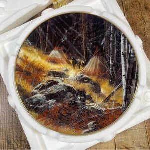 Vintage He Who Watches Plate Touching the Spirit Julie Kramer Cole Crafted Plate